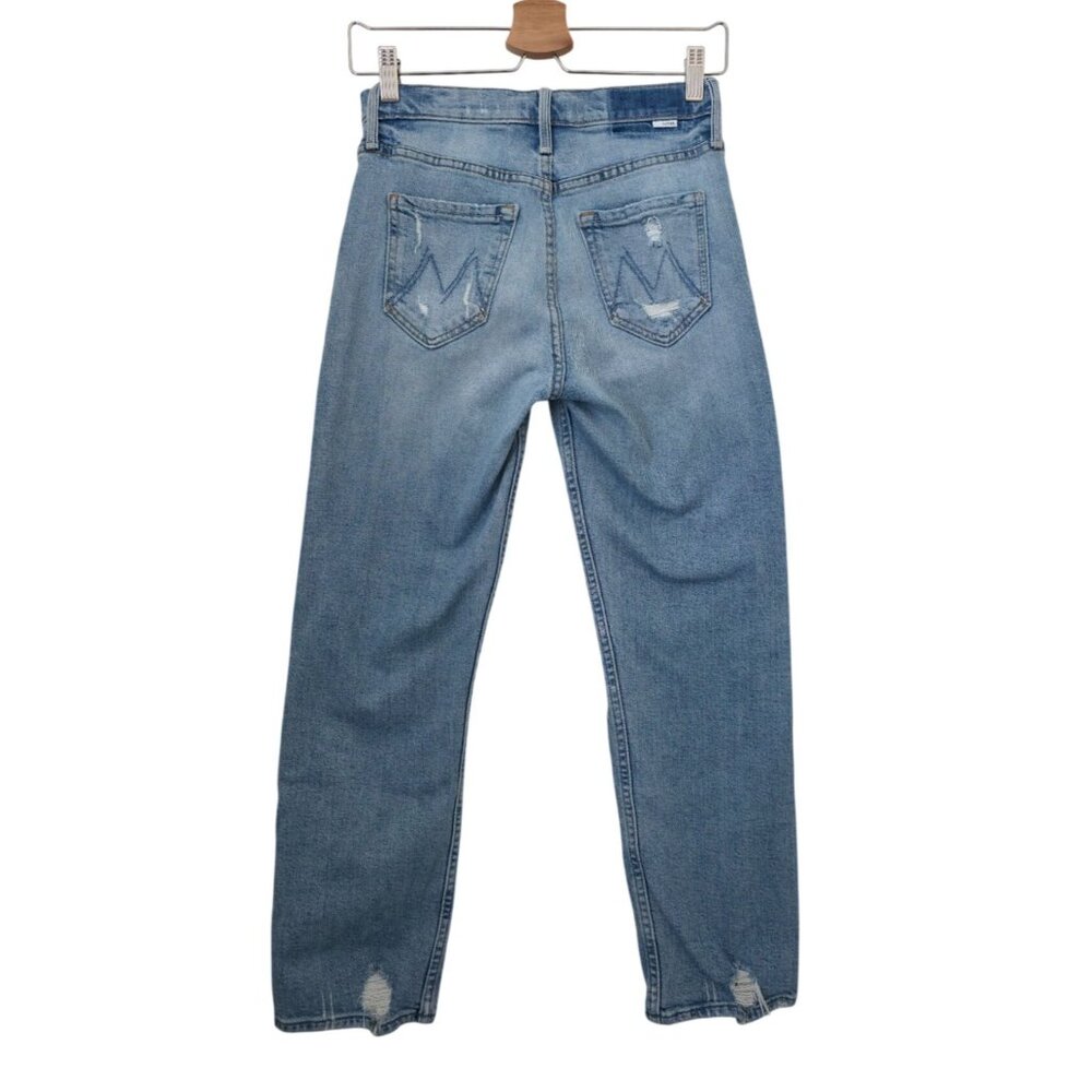 Mother Superior TOMCAT THE CONFESSION High-Rise Destroyed Cropped Jeans Sz 25 - Picture 2 of 16